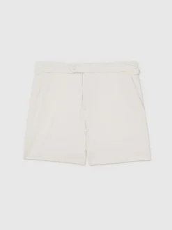 Off White - Reiss Sun Side Adjuster zwemshort