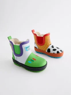 Okergeel - Toy Story Warme gevoerde enkelhoge regenlaarzen
