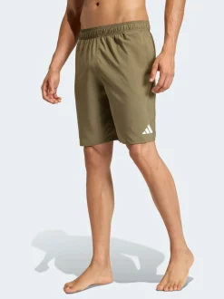 Olijfgroen - adidas 8inch zwembroek