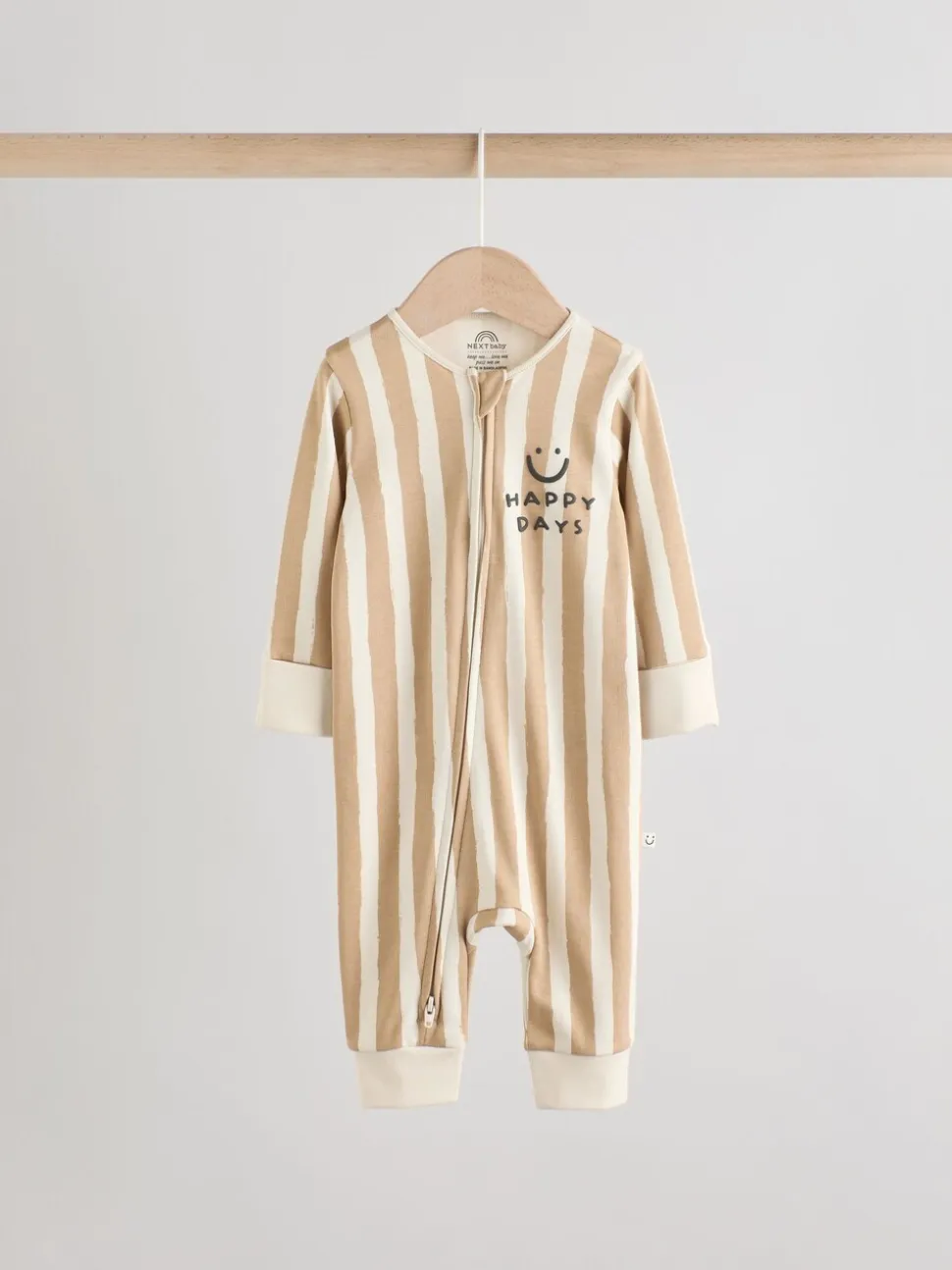 Olijfgroen - Set van 3 babypyjama's (0-3jr)