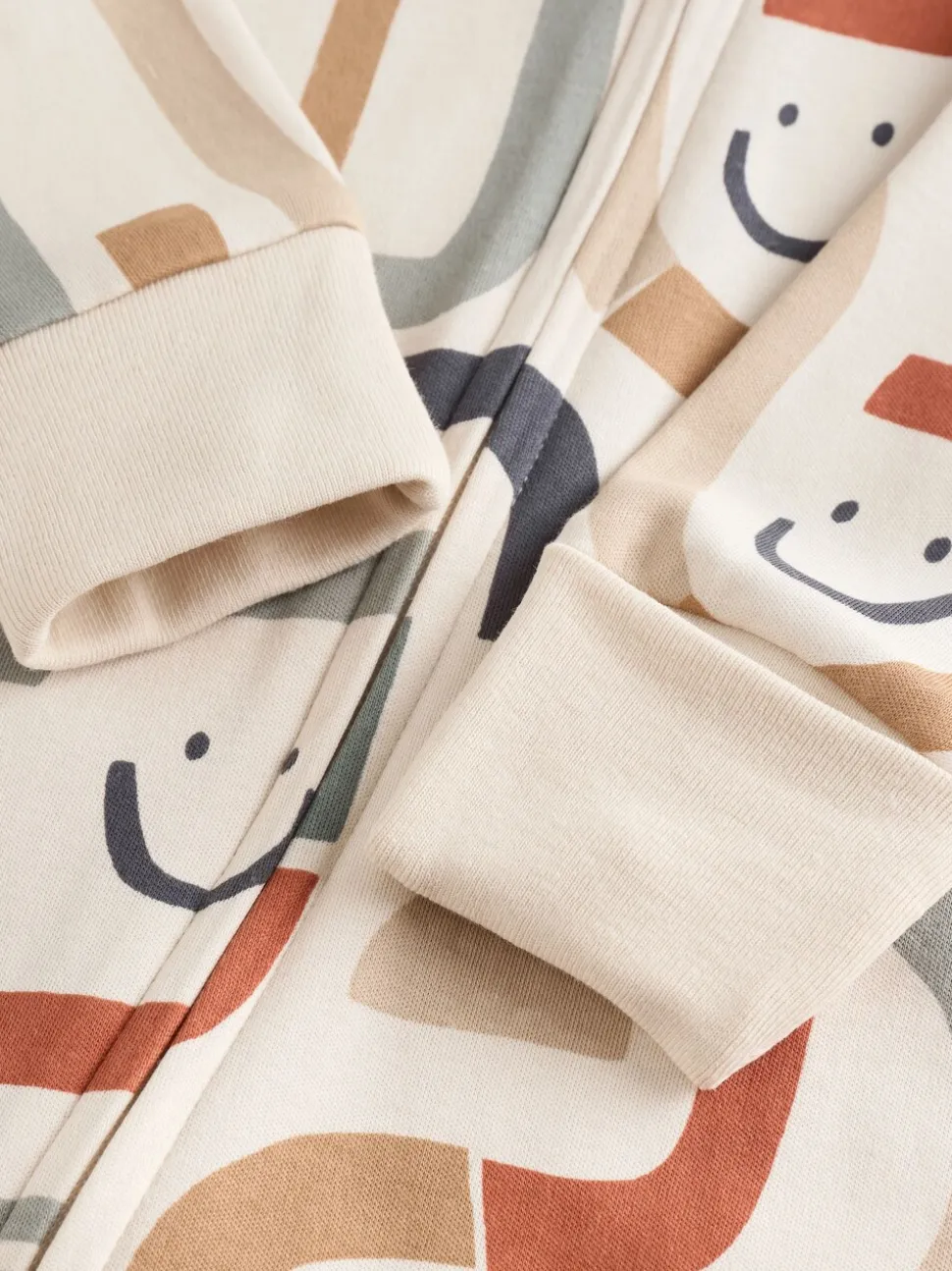 Olijfgroen - Set van 3 babypyjama's (0-3jr)