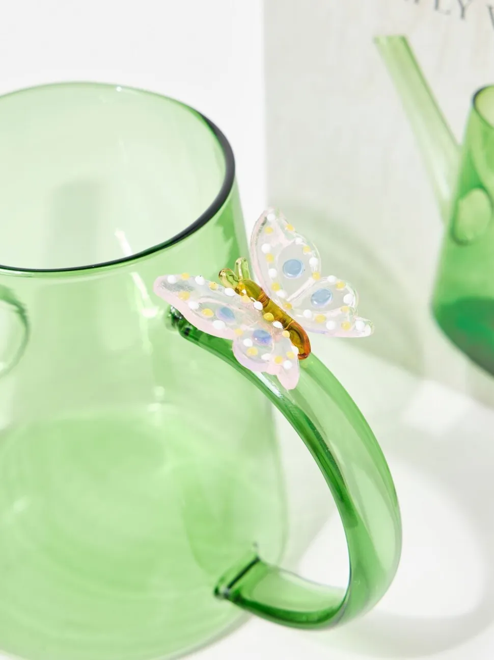Oliver Bonas Butterfly Glass Watering Can