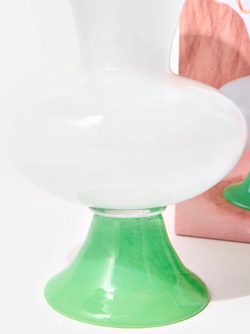 Oliver Bonas Pintado Milky Glass Vase