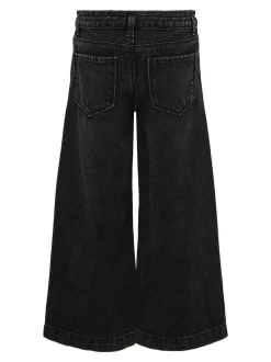 ONLY - Cropped kinderjeans met wijde pijpen