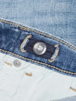 ONLY KIDS Blauwe Comfort Stretch Jeans met Wijde Pijpen