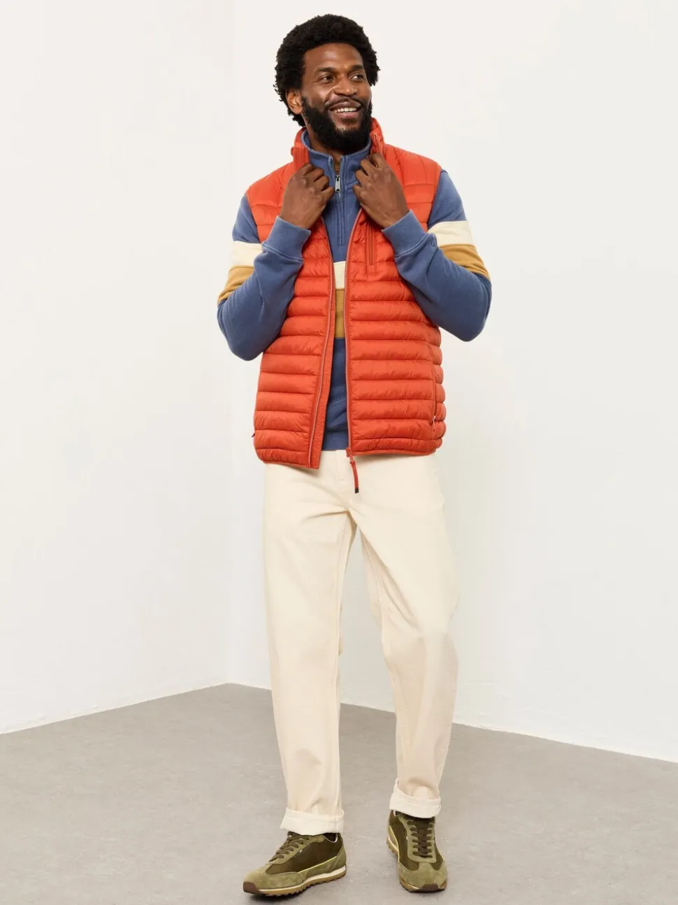 Oranje - FatFace Padded Gilet