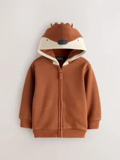Oranje - Hoodie met ritssluiting (3 mnd-7 jr)