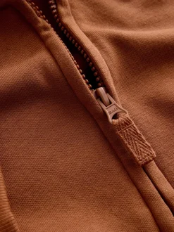 Oranje - Hoodie met ritssluiting (3 mnd-7 jr)