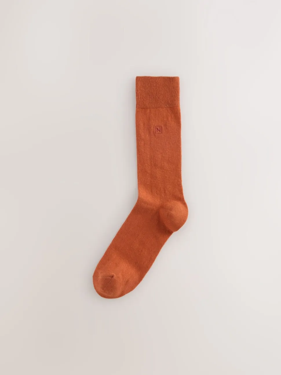 Oranje/groen/blauw - Verpakking van 8 - Frisblijvende sokken met borduursel