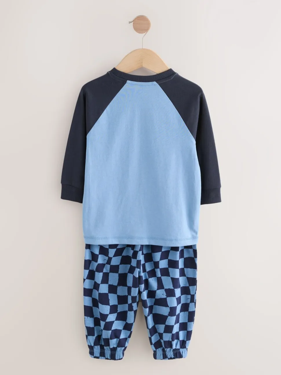 Oranje/marineblauwe met dinosaurusprint - Verpakking van 3 oversized pyjama's 3 (9mnd -10jr)