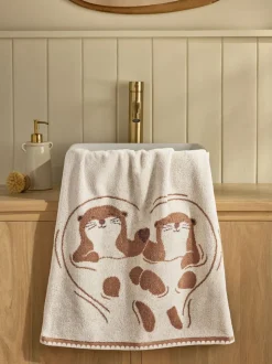 Otter Heart Towel