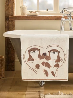 Otter Heart Towel