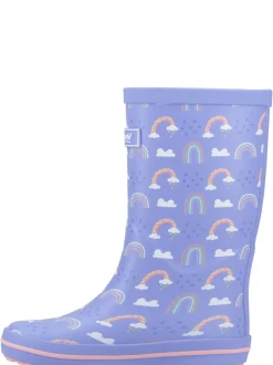 Paars - Cotswolds Charlbury Jnr Wellington Boots