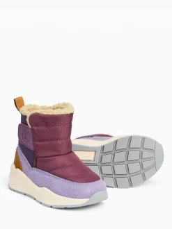 Paars - KIDLY by MORI Quilted Snow Boots