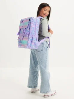 Paars - Smiggle Trailblazer Foldover Attach Backpack