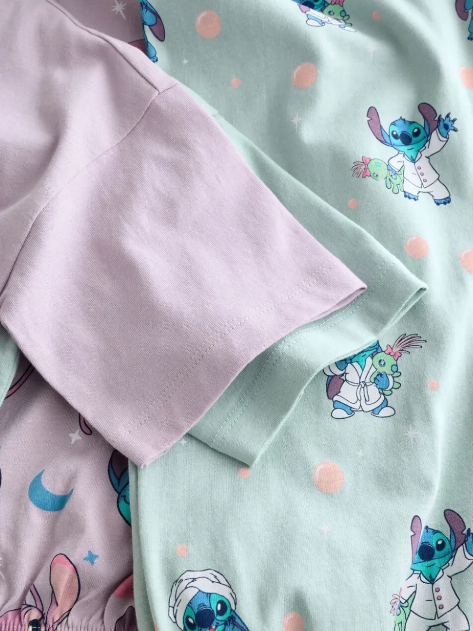 Paars/groen - Lilo & Stitch Joggers Pyjamas 2 Pack (3-16yrs)