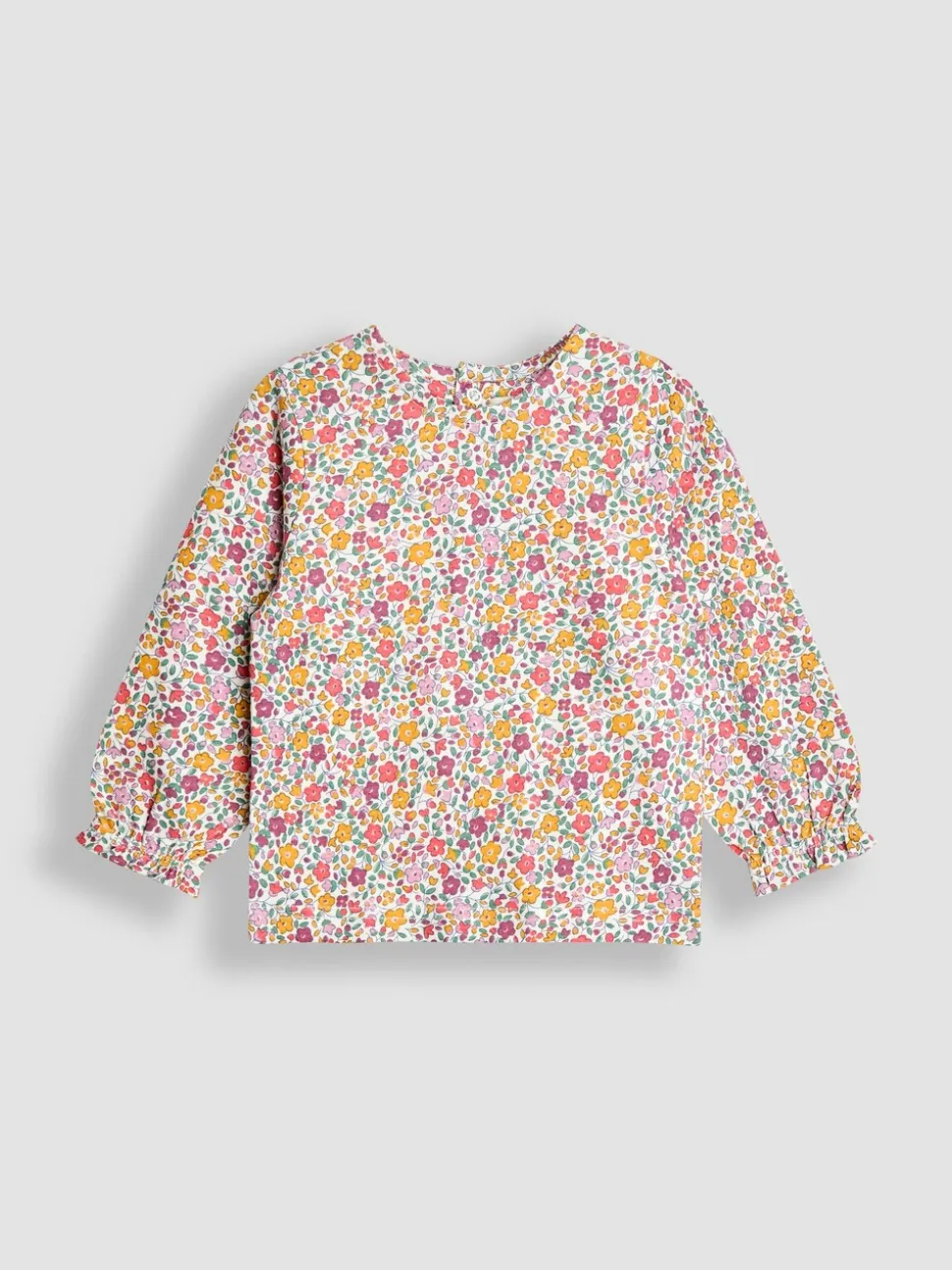 Paarsrood met konijnenprint - JoJo Maman Bébé Appliqué Velour Dungarees & Top Set