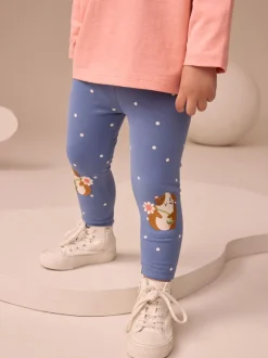 Paars/roze - Verpakking van 3 leggings (3 mnd-7 jr)