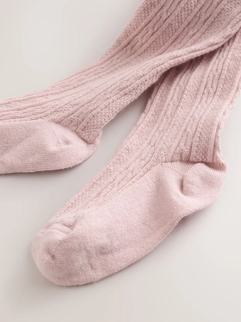 Paars/wit - Corduroy Baby Rompertje en Bodysuit met Lange mouwen en Panty's 3 -delige Set (0mnd -2jr)