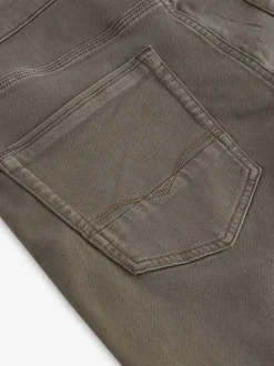 Paddenstoelbruin - Slim Fit - Comfortabele stretchjeans