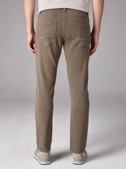 Paddenstoelbruin - Slim Fit - Comfortabele stretchjeans