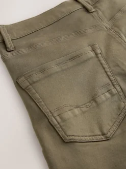Paddenstoelbruin - Straight fit - Comfortabele stretchjeans