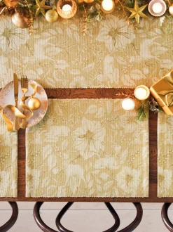 Paoletti kersttafelloper met hertprint