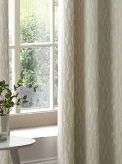 Paoletti Manhattan Velvet Eyelet Curtains