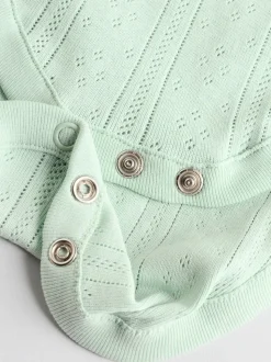 Pastel - 5 Pack Vest Pointelle Baby Bodysuits