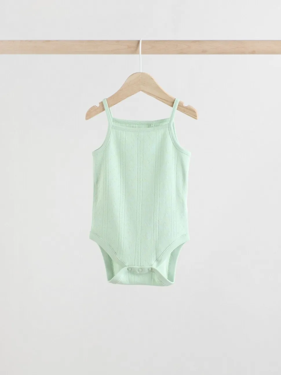 Pastel - 5 Pack Vest Pointelle Baby Bodysuits