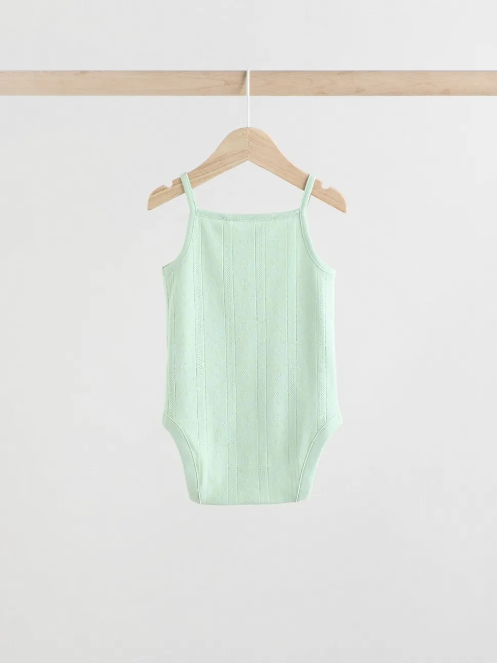 Pastel - 5 Pack Vest Pointelle Baby Bodysuits