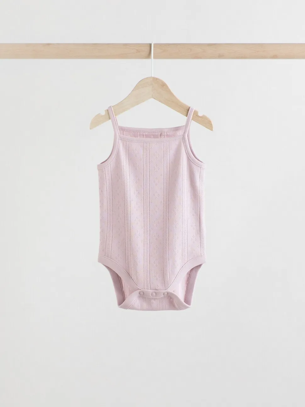 Pastel - 5 Pack Vest Pointelle Baby Bodysuits