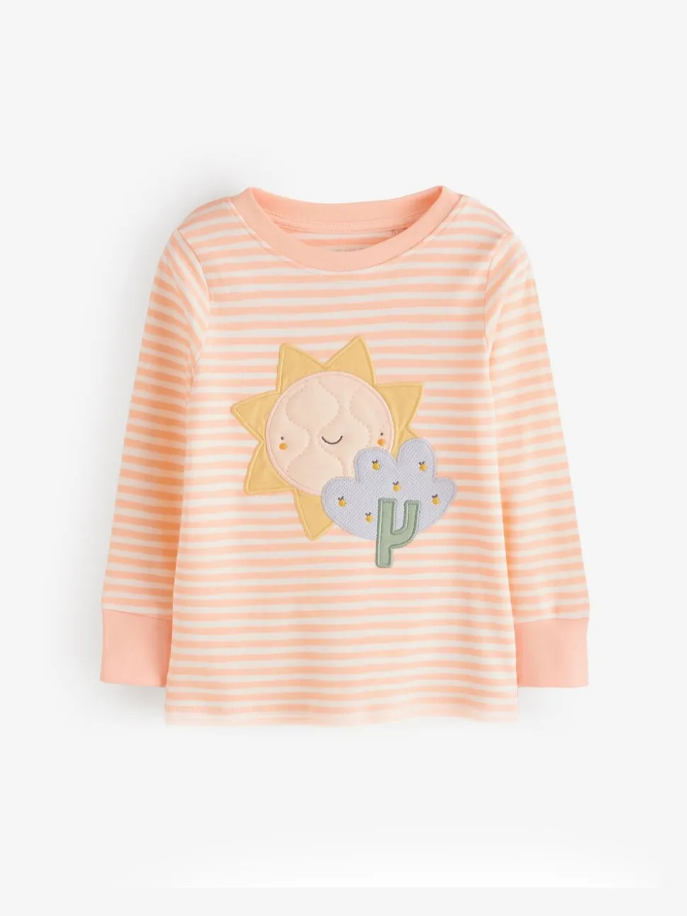 Pastel met tekenfiguurtjesprint - Knus pyjama met lange mouwen 3 Pack (9maanden -12jaar)
