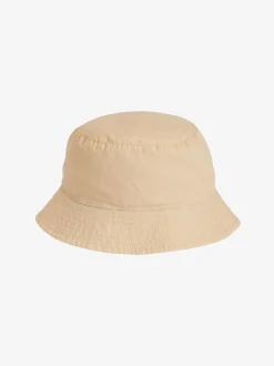 Pastelgeel - 100% katoenen canvas vissershoed (3mnd-16jr)