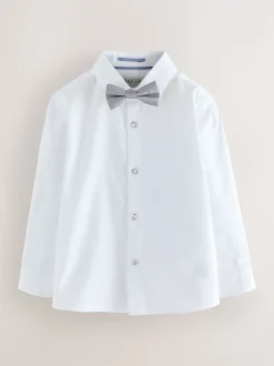 Pastelgeel - Baker by Ted Baker set van gilet, overhemd en broek
