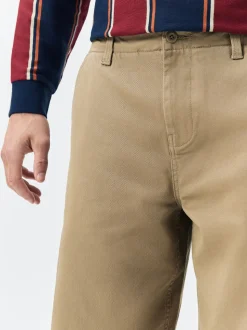 Pastelgeel - Barrel Fit - Authentic Cotton Rich Stretch Trousers