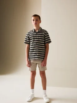 Pastelgeel - Chino Linen Shorts (3-16yrs)