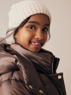 Pastelgeel - Geribbelde beanie-muts (3mnd-16jr)