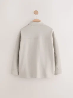 Pastelgeel - Modieus overshirt (3 - 16 jr)