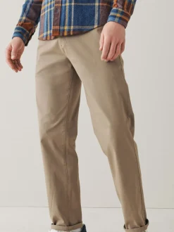 Pastelgeel - Relaxed fit - Stretchy chino
