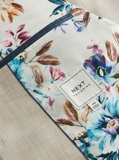 Pastelgeel - Slim Fit - Meegevend stretchkostuumjasje