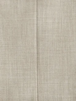Pastelgeel - Slim Fit - Meegevend stretchkostuumjasje