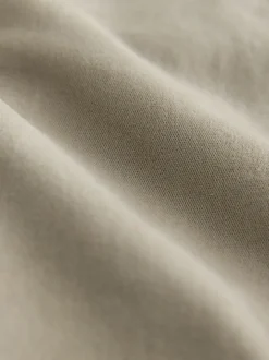 Pastelgeel - Straight fit - Katoenen cargostretchbroek