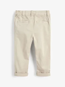 Pastelgeel - Stretch Chino Broek (3mnd-7jr)