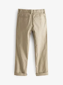 Pastelgeel - Stretchy chino's (3-17jr)