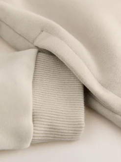Pastelgeel - Sweatshirt met rits bij de hals (3-16jr)
