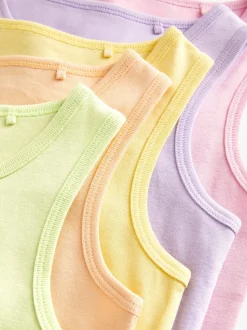 Pastelkleurig - 100% katoenen hemden set van 5 (1.5 - 16 jr)