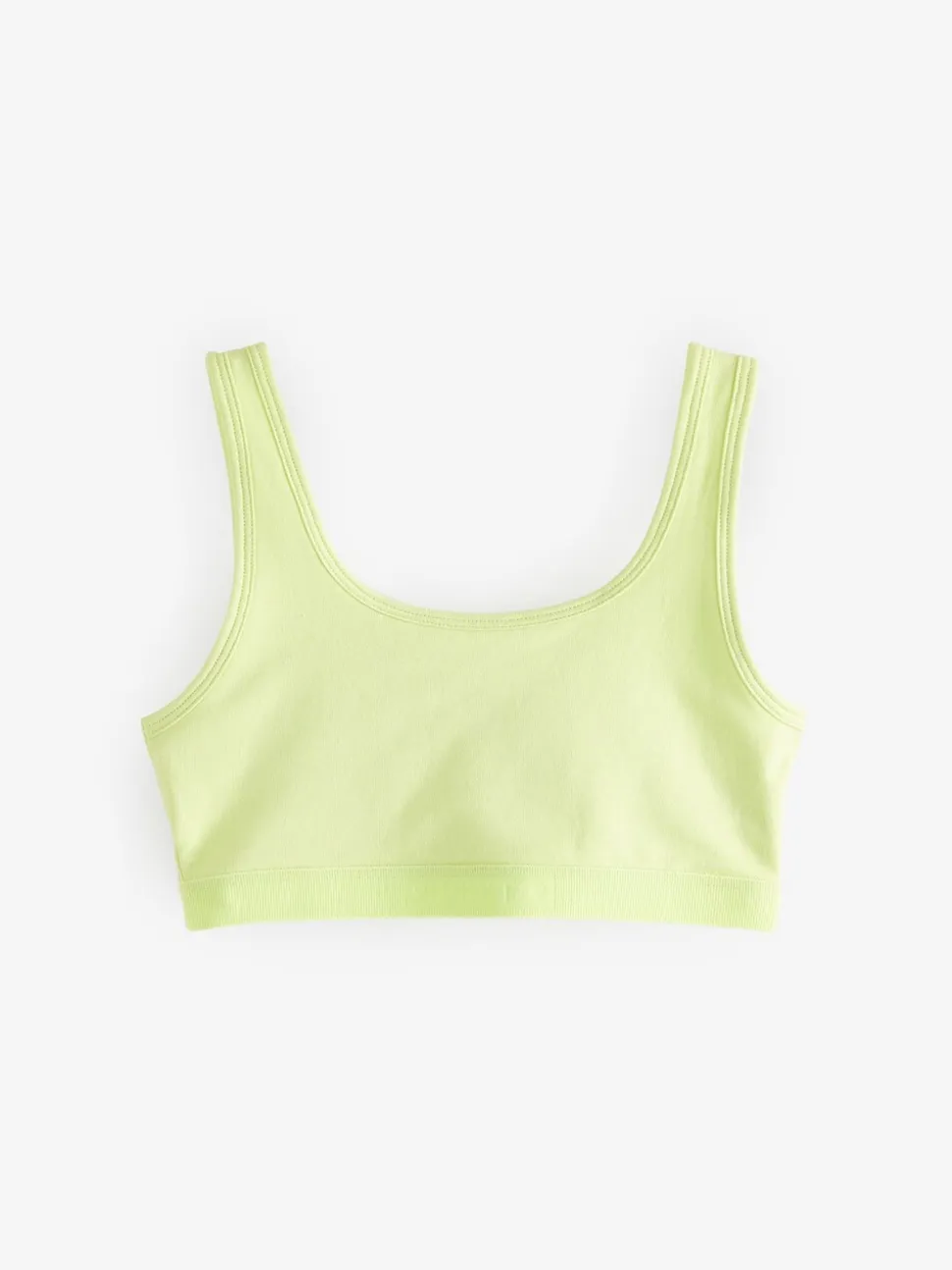 Pastelkleurig - Crop top met ronde hals (5-16jr)