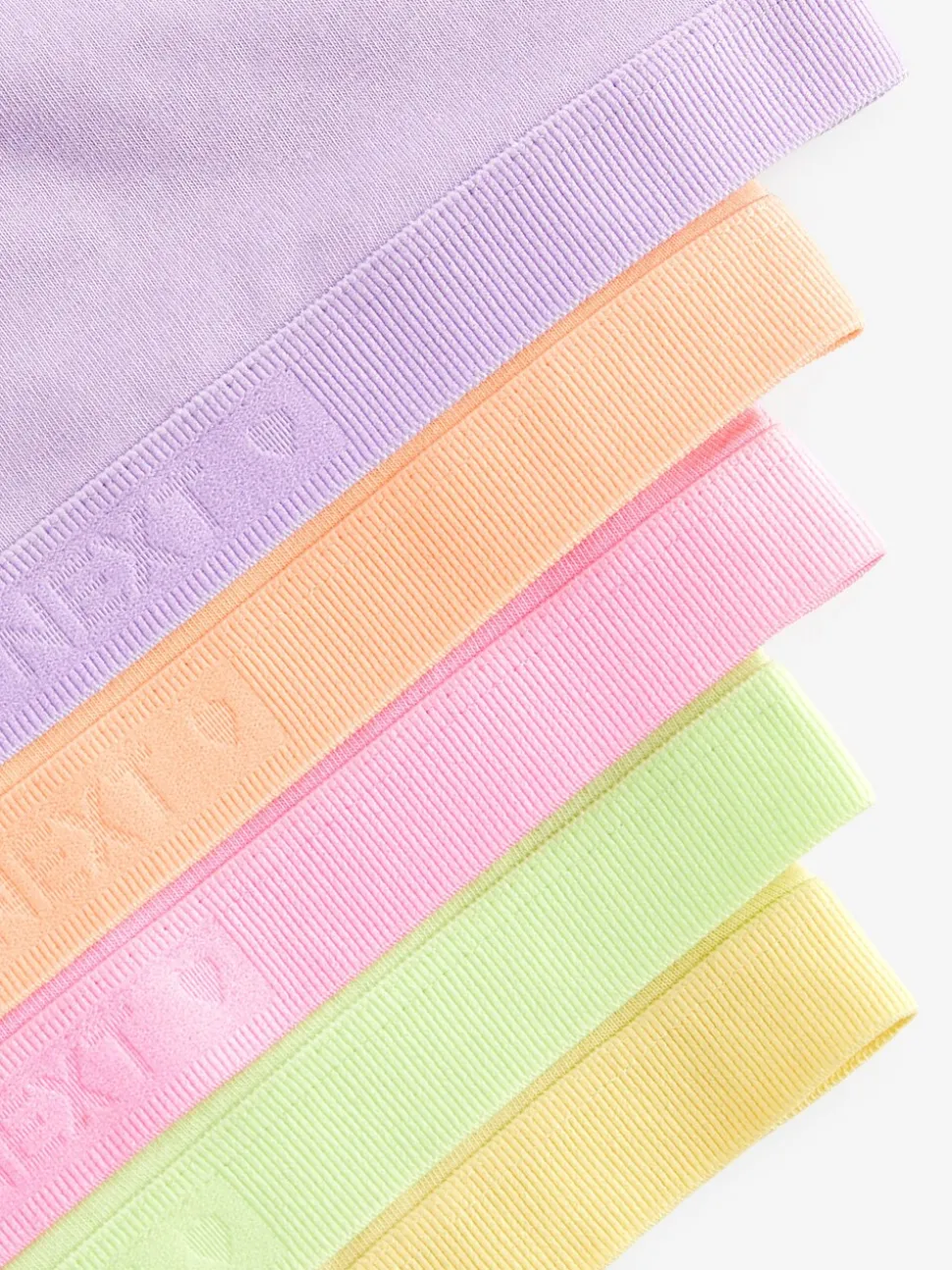 Pastelkleurig - Crop top met ronde hals (5-16jr)