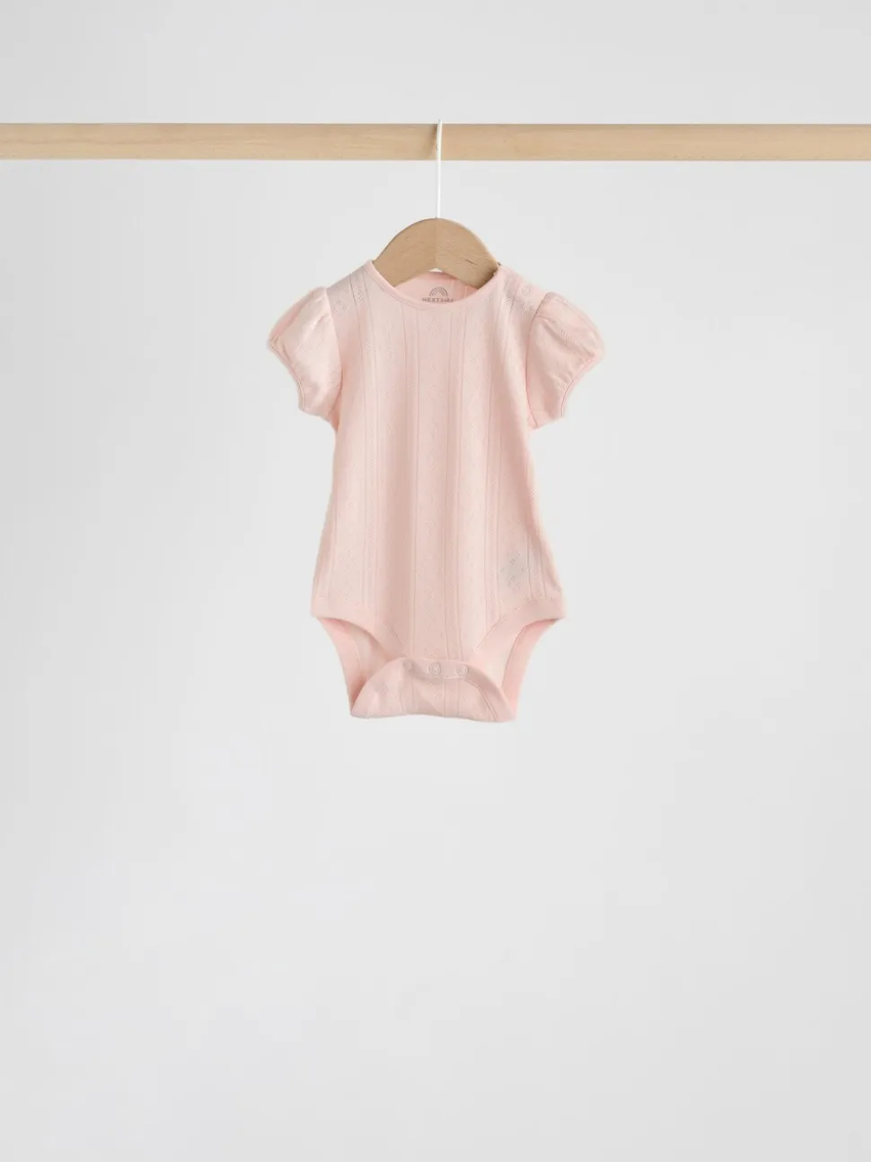Pastelkleurig - Korte mouwen Baby bodysuit met punt 5 verpakking